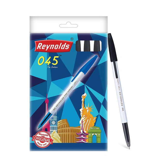 Reynolds 045 Fine carbure ball pen - Black