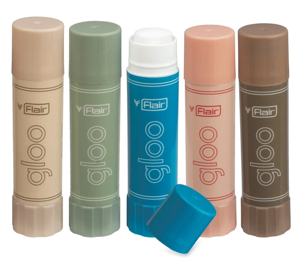 Flair Gloo Glue Stick - 15gm, Assorted