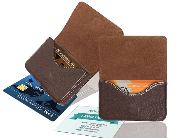 Credit Debit Business Card Holder Case Wallet for Men & Women