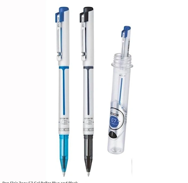 ZOOX E7 Roller Gel Pen - Black