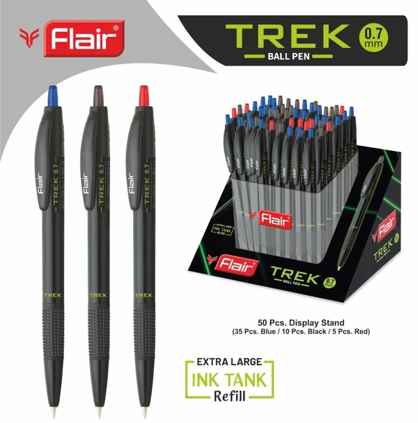 Flair TREK Ball Pen - 1 Unit., Blue