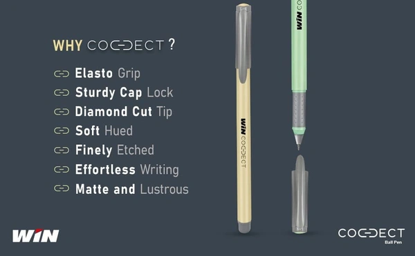CONNECT BALL POINT - Pack of 10, Blue