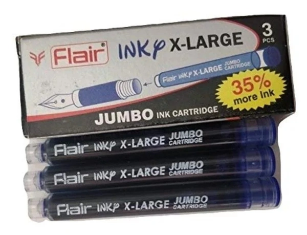 FLAIR Inky Series Panda Liquid Ink Fountain Pen - Black (cartridge)