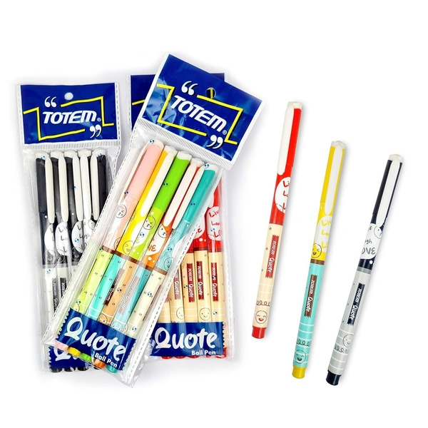 Totem Quote (Scented Ink) Ballpen - Pack of 5., Blue