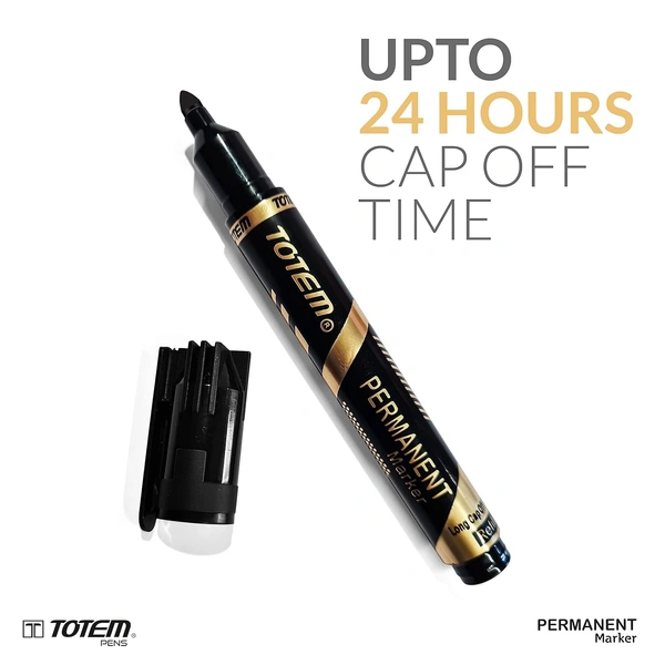 Totem Permanent Marker| Bullet Tip - 1 Pic., Black