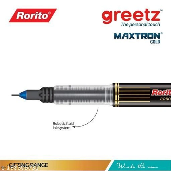 Rorito Greetz Maxtron Gold Fluid Ink Pen - Blue