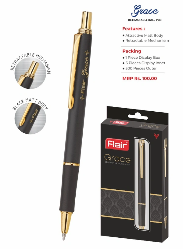 Flair GRACE Designer Ball Point Pen - Blue