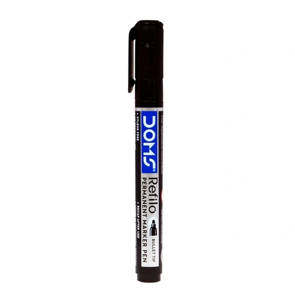 DOMS Refilo Permanent Marker - Black