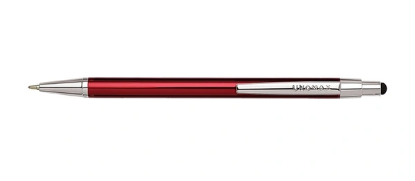 UNOMAX STYLUS Metal Ball Point Pen - WINE RED, BLUE