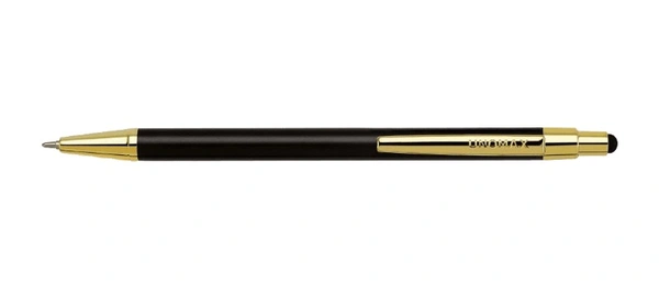 UNOMAX STYLUS Gold Metal Ball Point Pen - Onyx Black, Blue