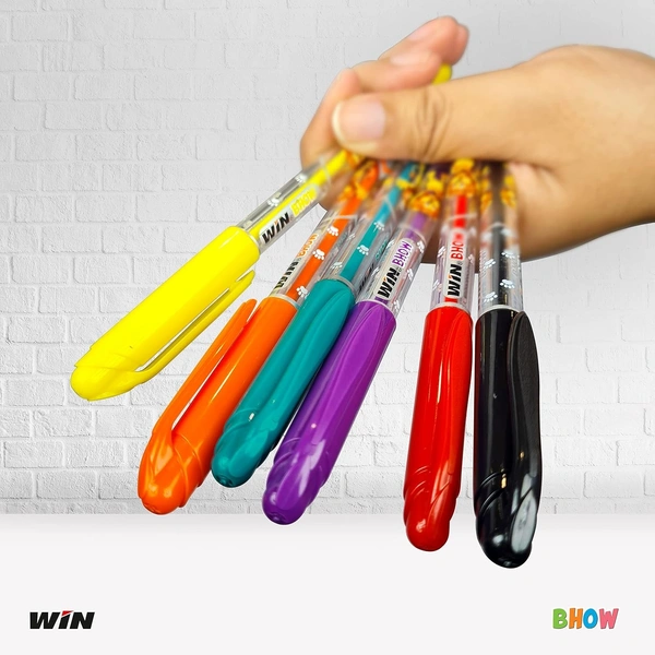 Win Bhow Ballpen - Pack of 5, Blue