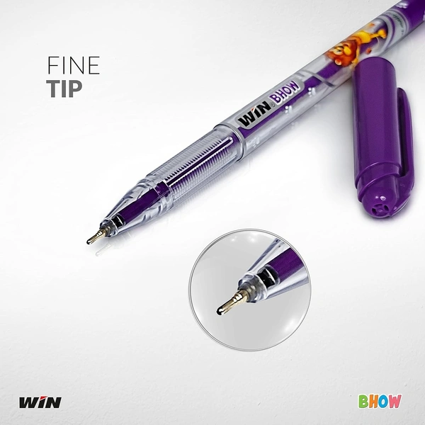 Win Bhow Ballpen - Pack of 5, Blue