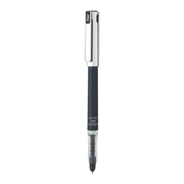 Flair Inky Silvr Liquid Ink Fountain Pen - Blue