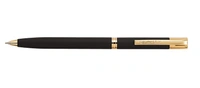 Unomax Novell Gold Premium Metal Body Ball Point Pen - Matt Black, Blue