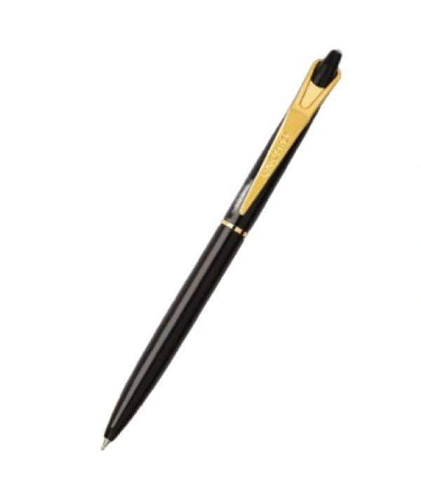 Unomax Esquire Premium Metal Body Ball Point Pen - Matt Black, Blue