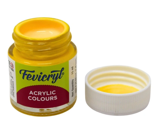Pidilite Fevicryl Acrylic Colour 15Ml - Golden Yellow 09