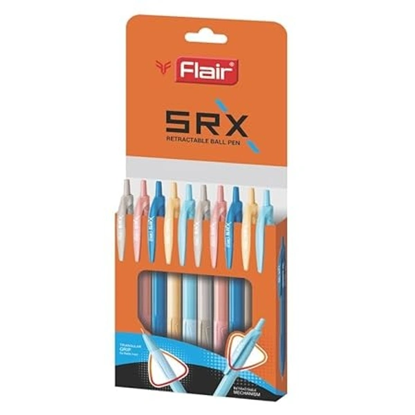 Flair Srx Retractable Ball Pen | Tip Size 0.7 mm - 1 Unit., Black