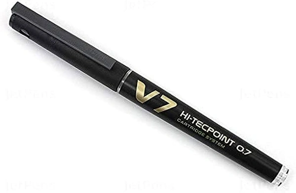 Pilot V7 Hi-tecpoint cartridge pen - 1 Pic., Black