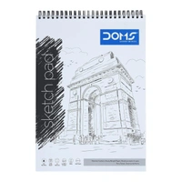DOMS Sketch Book Wiro- 150 GSM - A4 (21 x 29.7 Cm)