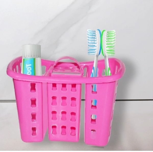 Toothbrush Toothpaste Bathroom  Organiser Stand 4 In 1 Holder