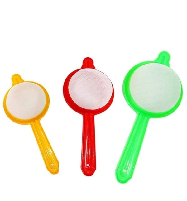 Plastic Multipurpose Tea And Coffee Strainer (Pack Of 3)