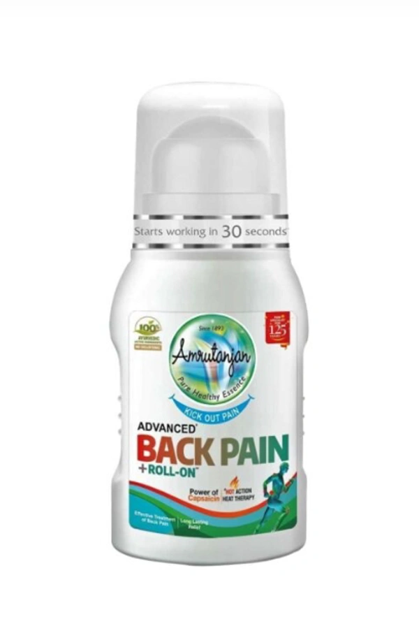 Amrutanjan Advanced Back Pain Roll-on Bottle Of 50 Ml