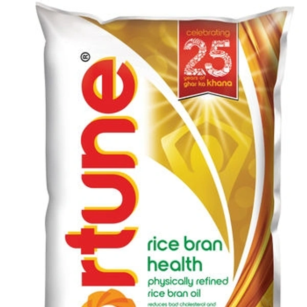 Fortune Physically Refined Rice Bran Oil - 1ltr