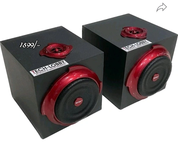 BOX SPEAKER  - Black, 25×25