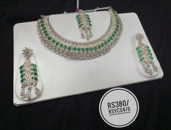 Ad Replica Stone Set  - Silver Rhodium