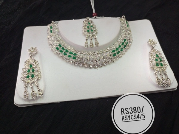 Ad Replica Stone Set  - Silver Rhodium
