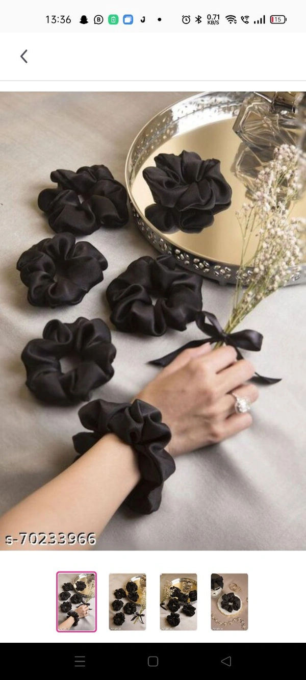 Scrunchie Black 