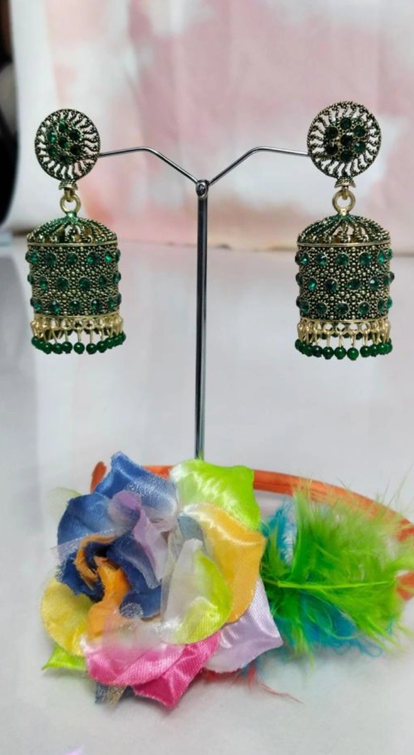 Krafter JHUMKA JH04 - green