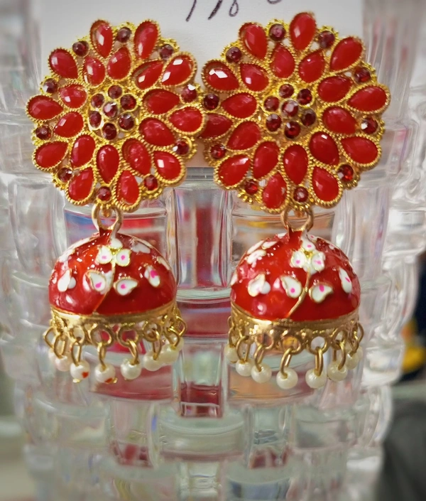 Jhumka Jh06 - Red