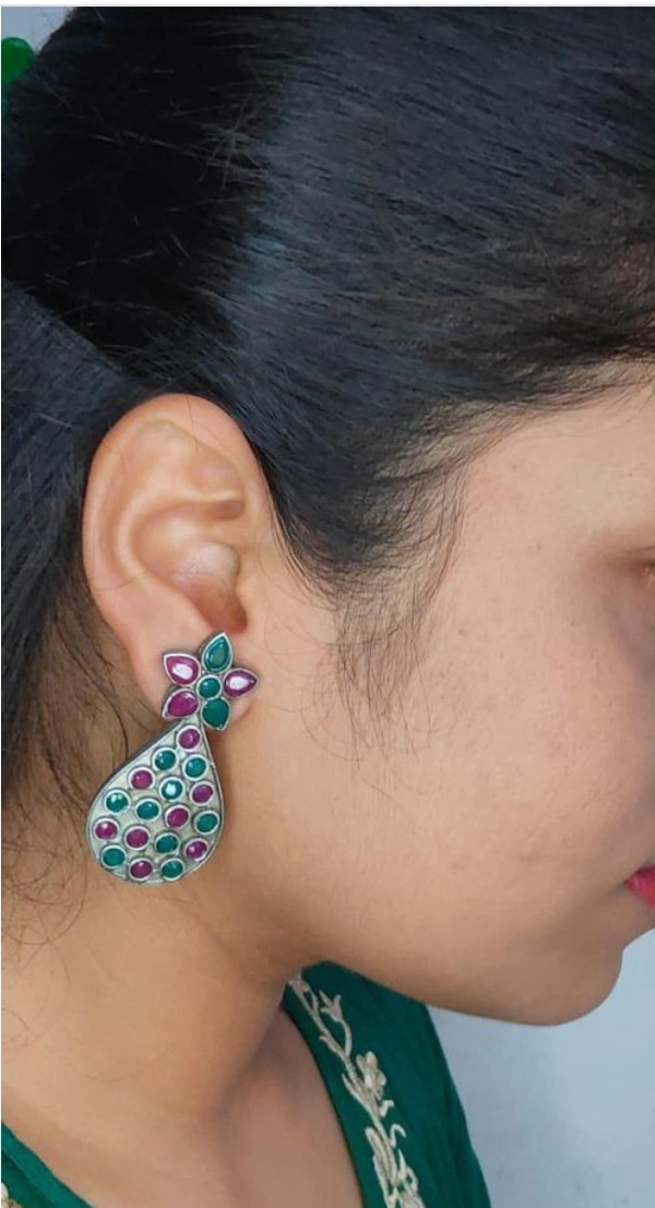 Replica Earring Afg08 - Pinkgreen