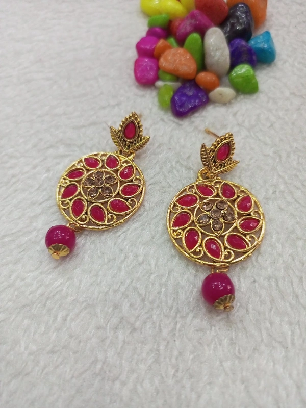 Small Earring Smer5 - pink