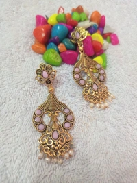 Small Earrings Smer6 - Red