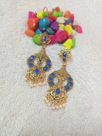 Small Earrings Smer6 - Red