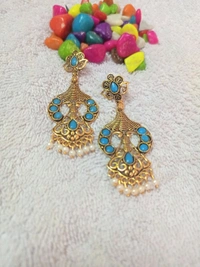Small Earrings Smer6 - Red
