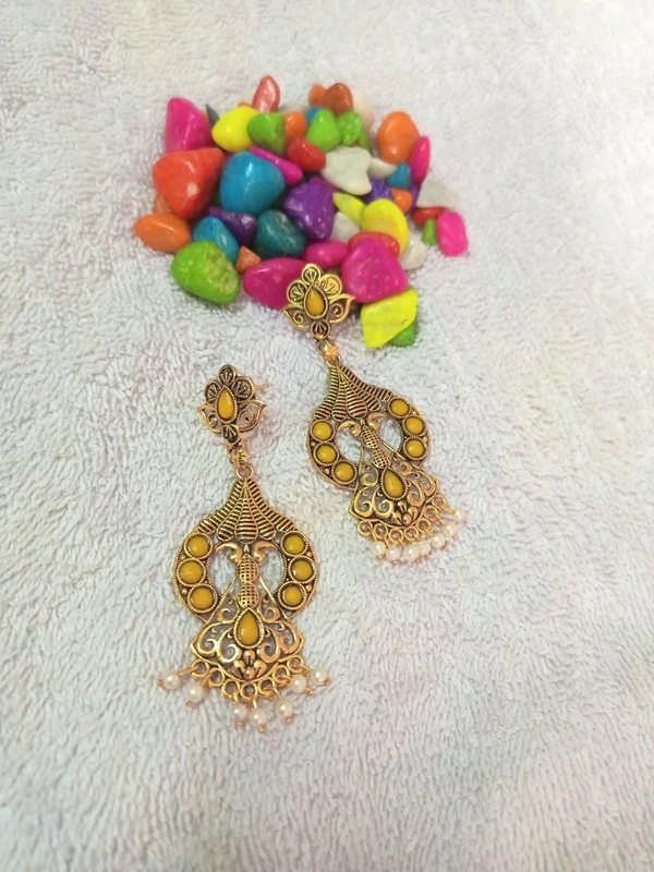 Small Earrings Smer6 - Red