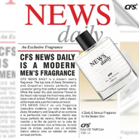 Cfs News Daily Perfume  - TOP NOTES :  Zesty Strawberry, Grapefruit blends, Lavender  HEART NOTES :   Lilly, Jasmin  BASE NOTES :   White Musk, Amber, Patchouli
