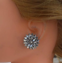 Kundan Silver Stud Tp10