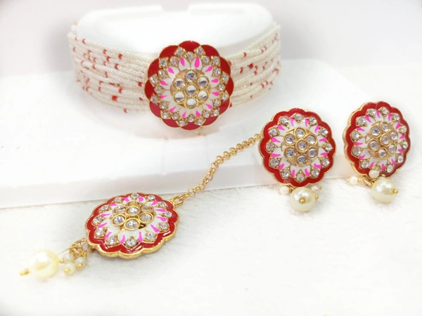 Choker Set Cs1 - Red