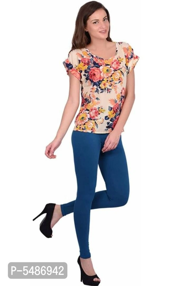 Trendy Cotton Lycra Leggings for Women - XL