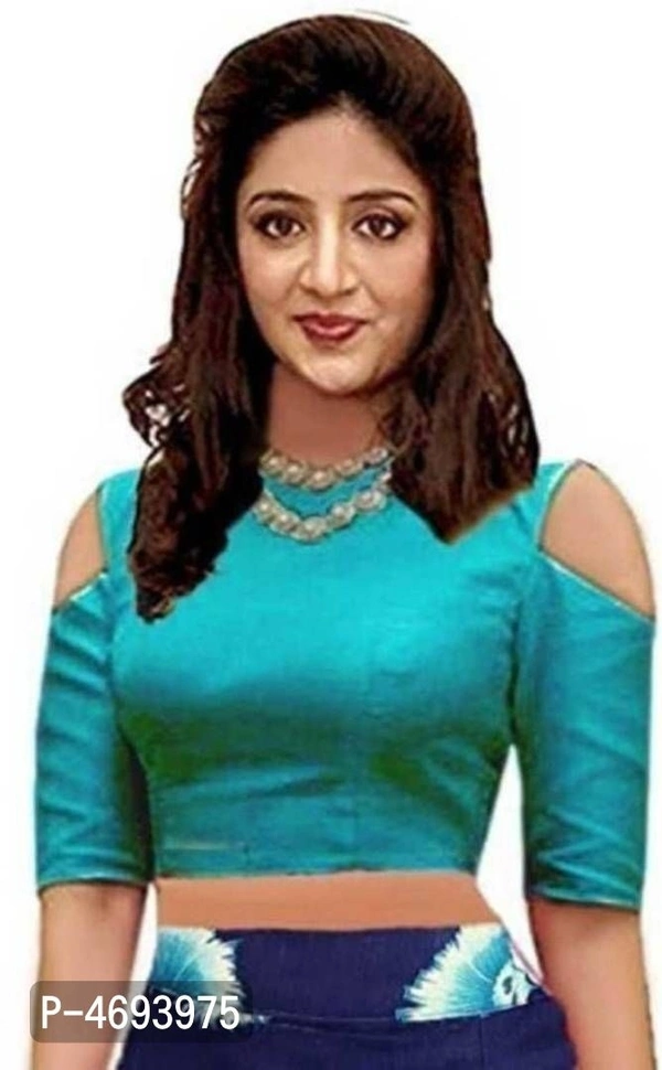 Latest Attractive Art Silk Printed Semi Stitched Lehenga Choli - Turquoise