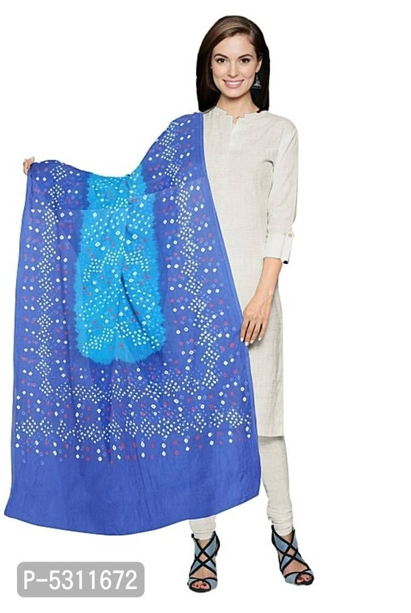Latest Beautiful Cotton Bandhani Dupatta - Multicoloured