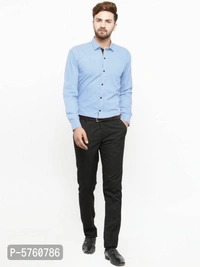 Cotton Long Sleeve Fully Stitched Formal Shirt for Men - Multicoloured, L