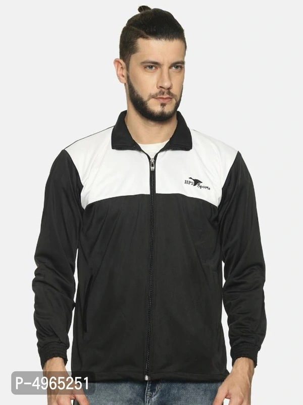 Sports Full Sleeve Track Jacket Men Jacket - Multicoloured, 2XL