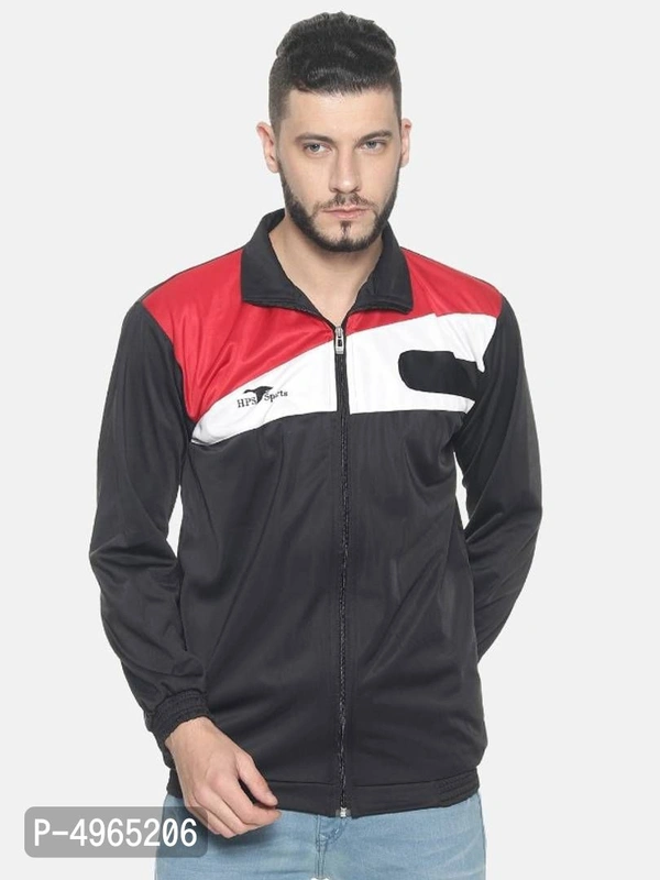 Sports Full Sleeve Track Jacket Men Jacket - 2XL, Multicoloured