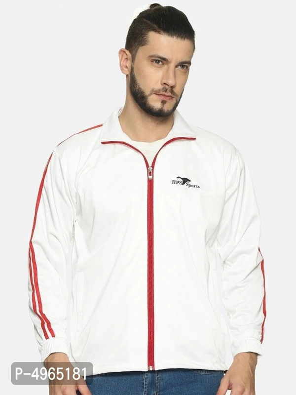 Sports Full Sleeve Track Jacket Men Jacket - Multicoloured, 2XL