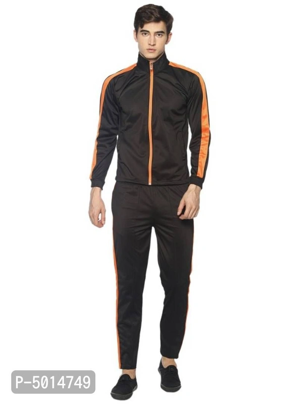 Trendy Polyester Stylish Track Suit for Men - L, Multicoloured